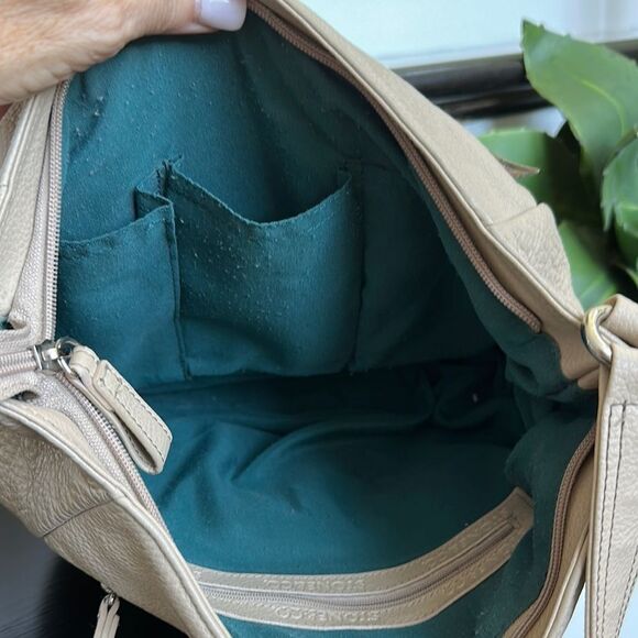 Stone & Co. Renaissance Genuine Leather Shoulder Bag Purse Crossbody Pebbled - Picture 12 of 12